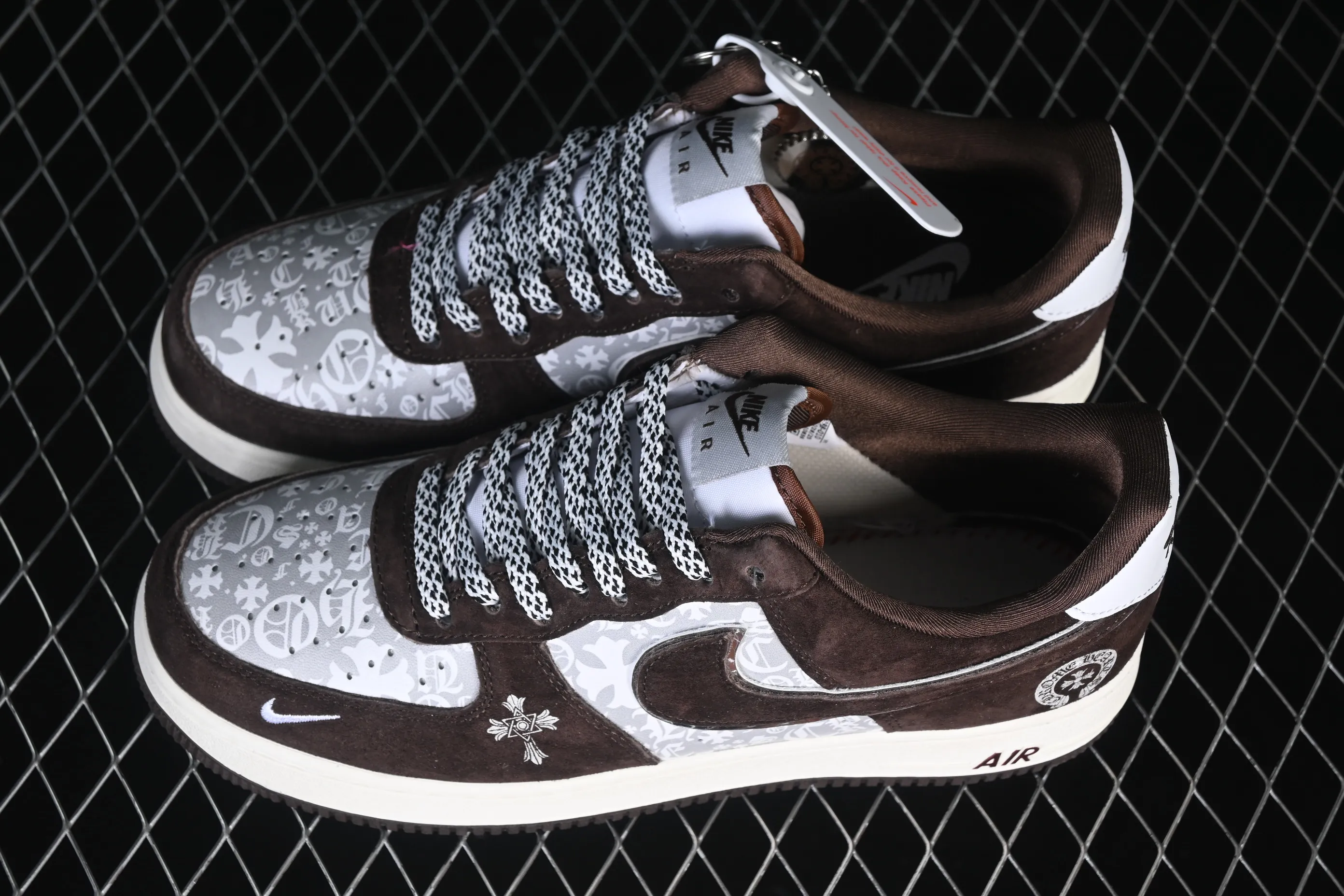 All categories Nk Air Force 1 Air Force series Nk Air Force 1 Low Air Force low top Nike Air Force 1'07 Low Crow Heart joint light chestnut suede Air Force 1 low top casual sneakers SY1388-010